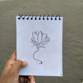 BLACK NOTEBOOK OUTSIDE