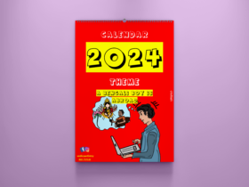 Free 2019 Calendar Mockup PSD For Presentation